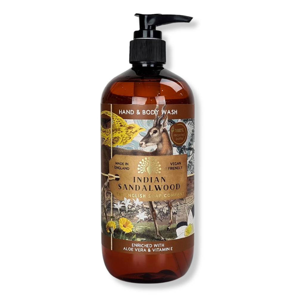 Hand & Body Wash Indian Sandalwood Vegan - 500ml