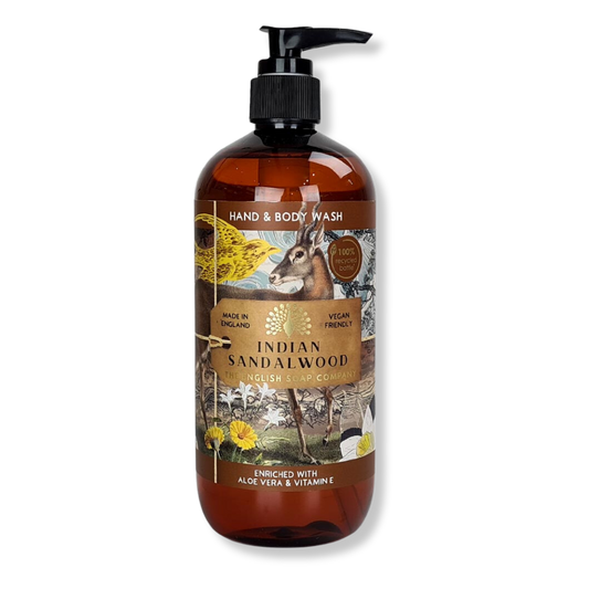 Hand & Body Wash Indian Sandalwood Vegan - 500ml